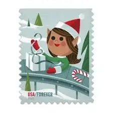 #.2022 US Holiday Elves Stamps