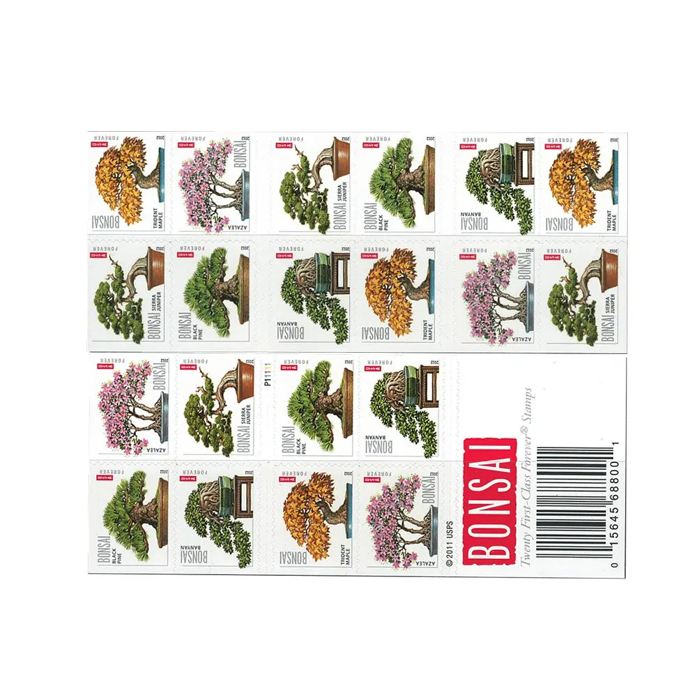 #.2012 US Bonsai Stamps