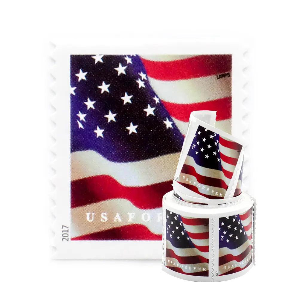 #.2017 Forever American Flag Stamps