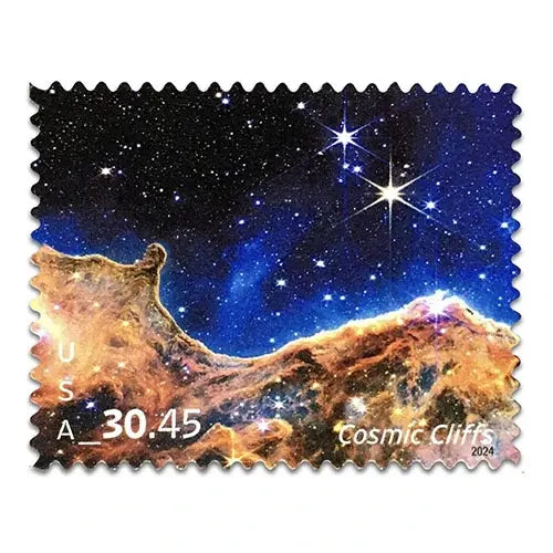#.2024 US Cosmic Cliffs forever stamps