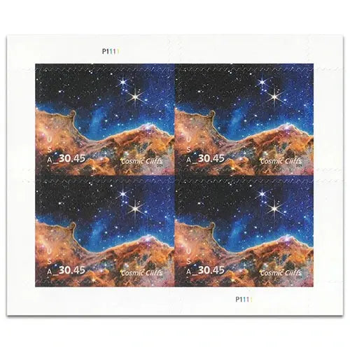 #.2024 US Cosmic Cliffs forever stamps