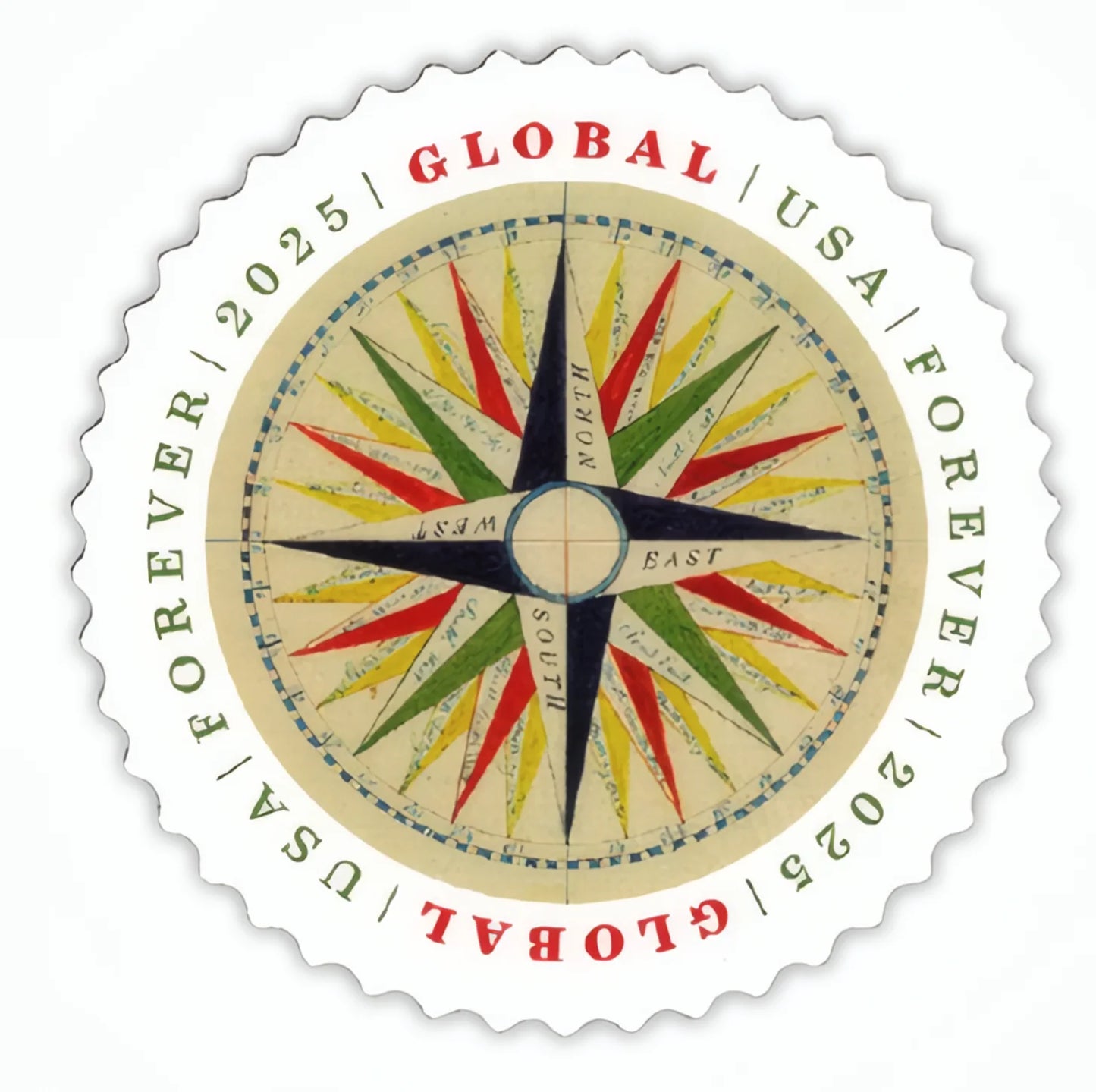 #.2025 Global1794 Compass Rose Stamps