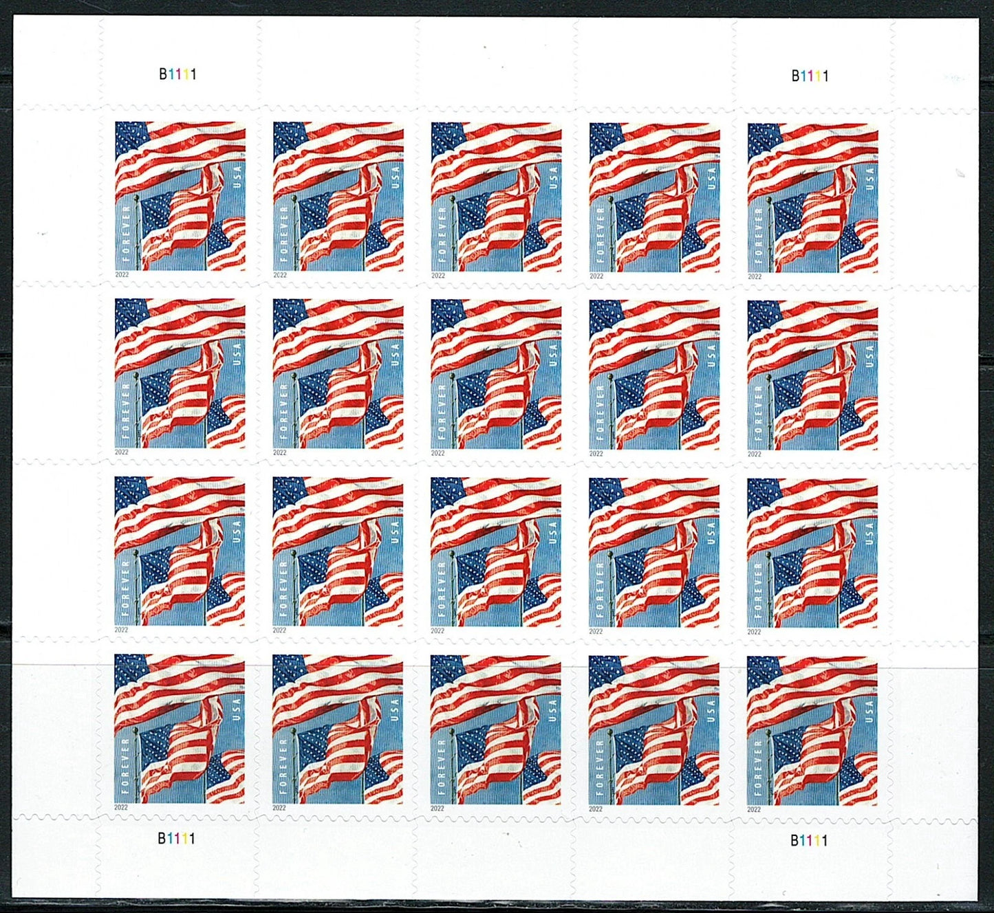 #.2022 us flag stamp