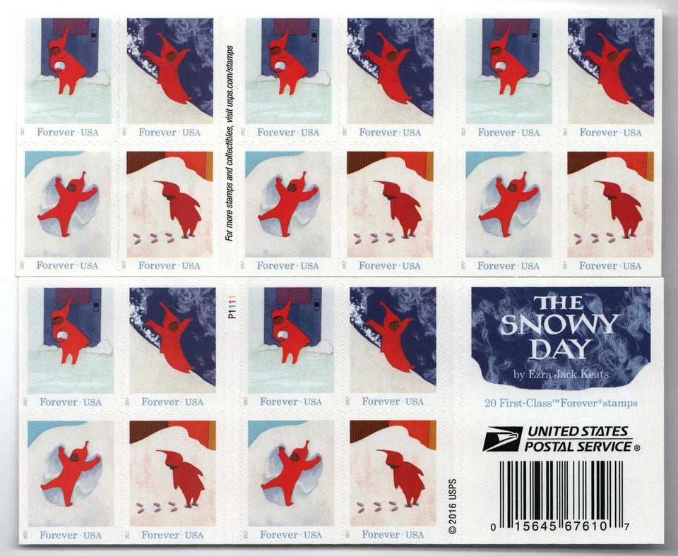 #.2017 US Snowy Day Stamps