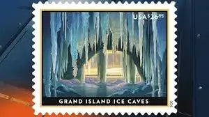 #.2020 US Grand Island Ice Caves Stamps