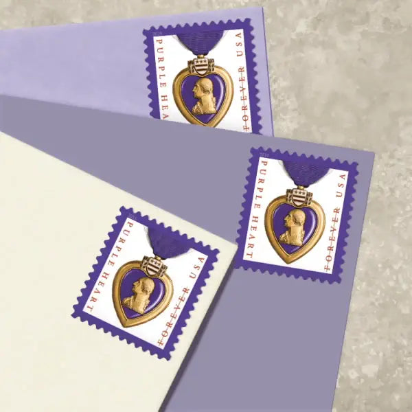 #.2019 US Purple Heart Forever Stamps