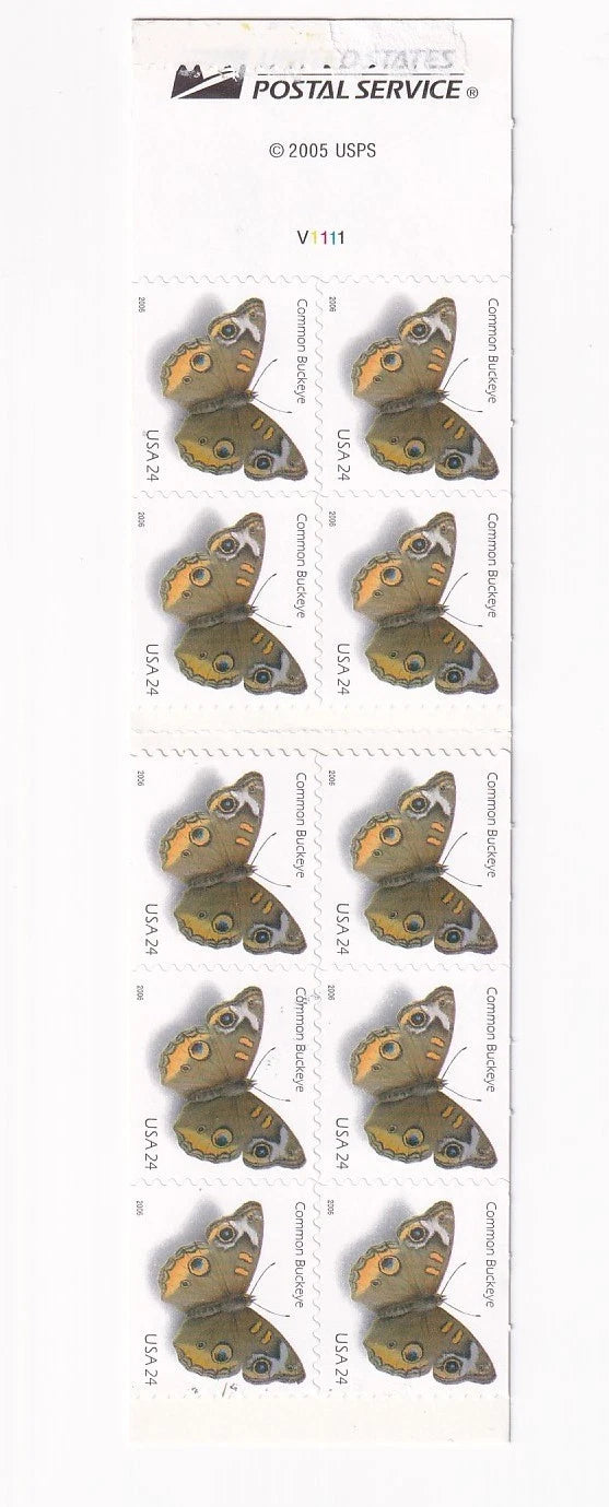 #.2006 US Common Buckeye Butterfly Stamps