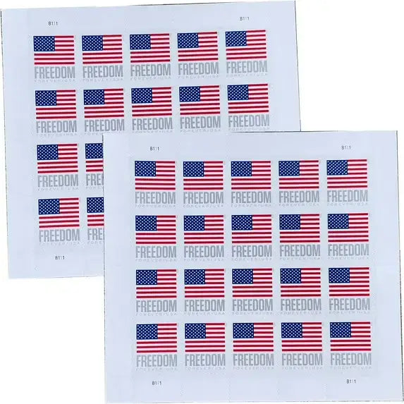 #.2023 us freedom flag forever postage stamp