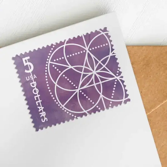 #.2022 $5 Floral Geometry Stamps