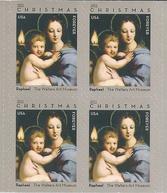 #.2011 Raphael Madonna of the Candelabra Stamps