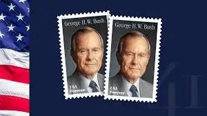 #.2019 honoring George H.W. Bush stamps