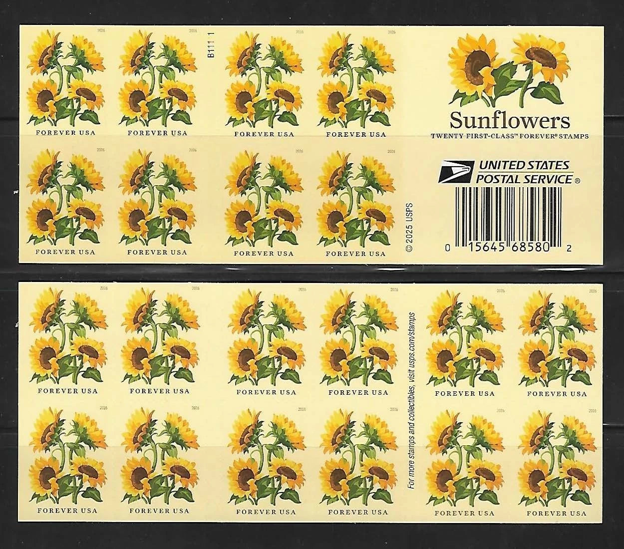 #.2026 Sunflowers Forever Stamp