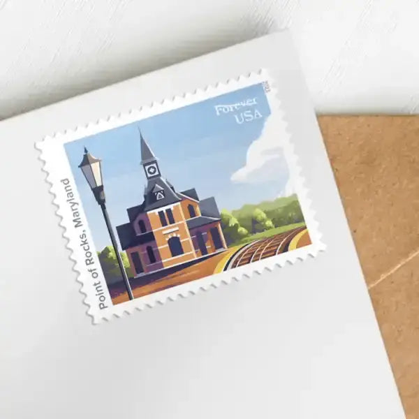 #.2023 US Railroad Stations Stamps