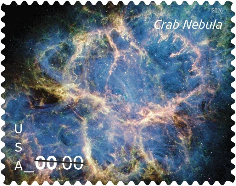 #.2026 Crab Nebula Stamp