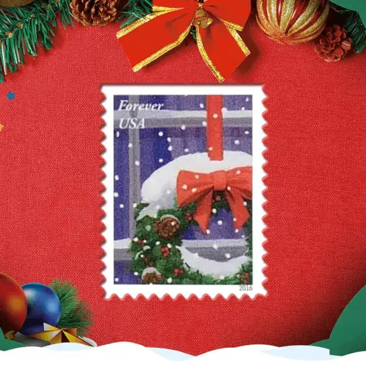 #.2016 US Holiday Windows Forever Stamp