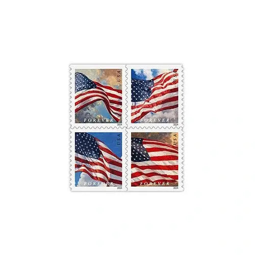#.2024 US Forever American Flag Stamps Rolls
