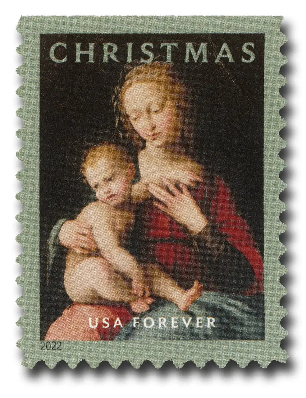 #.2022 Virgin and Child Stamps