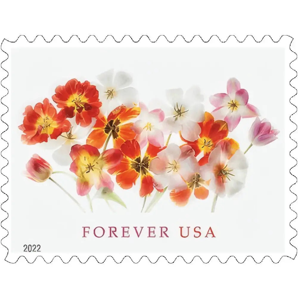 #.2022 US Tulips Forever First Class Postage Stamps