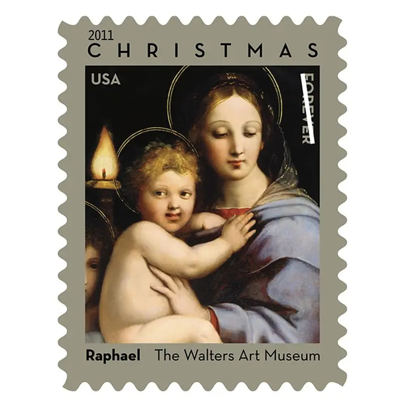 #.2011 Raphael Madonna of the Candelabra Stamps