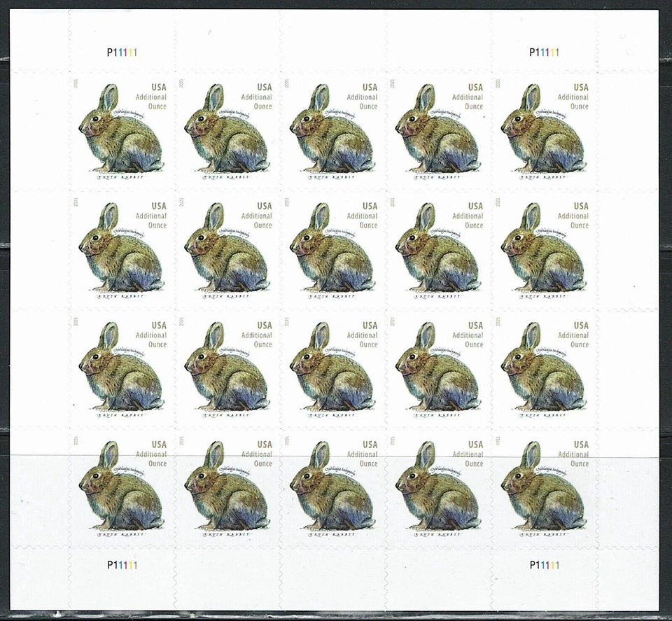#.2021 Brush Rabbit Additional Ounce Stamps