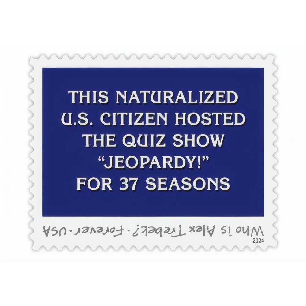 #.2024 US Alex Trebek Forever Stamps