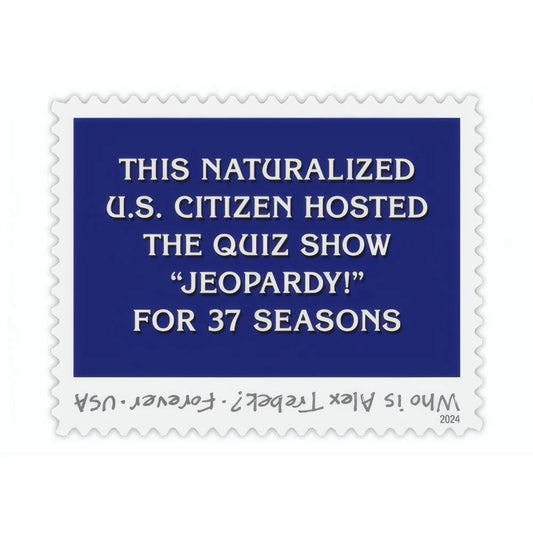 #.2024 US Alex Trebek Forever Stamps