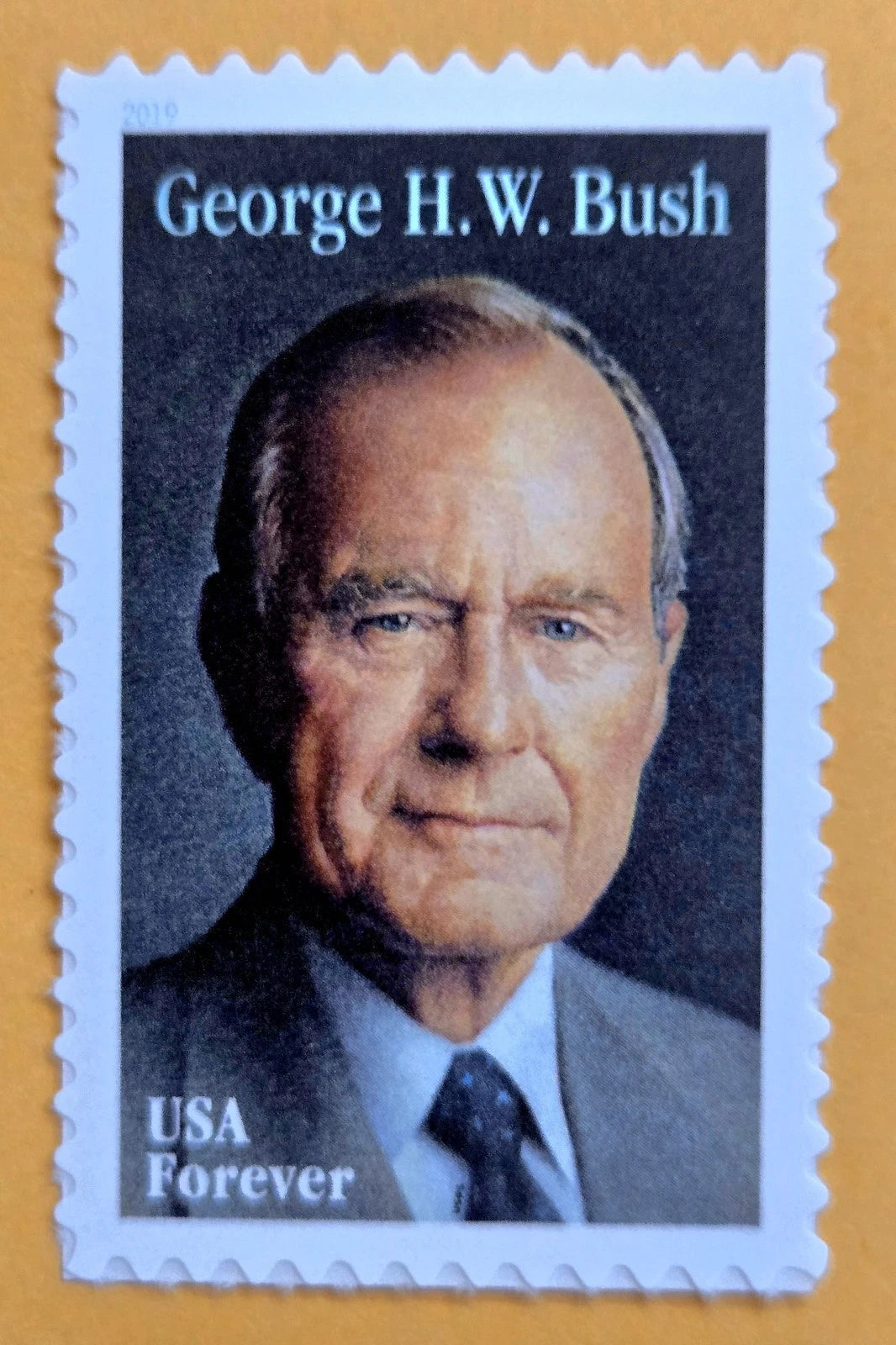 #.2019 honoring George H.W. Bush stamps