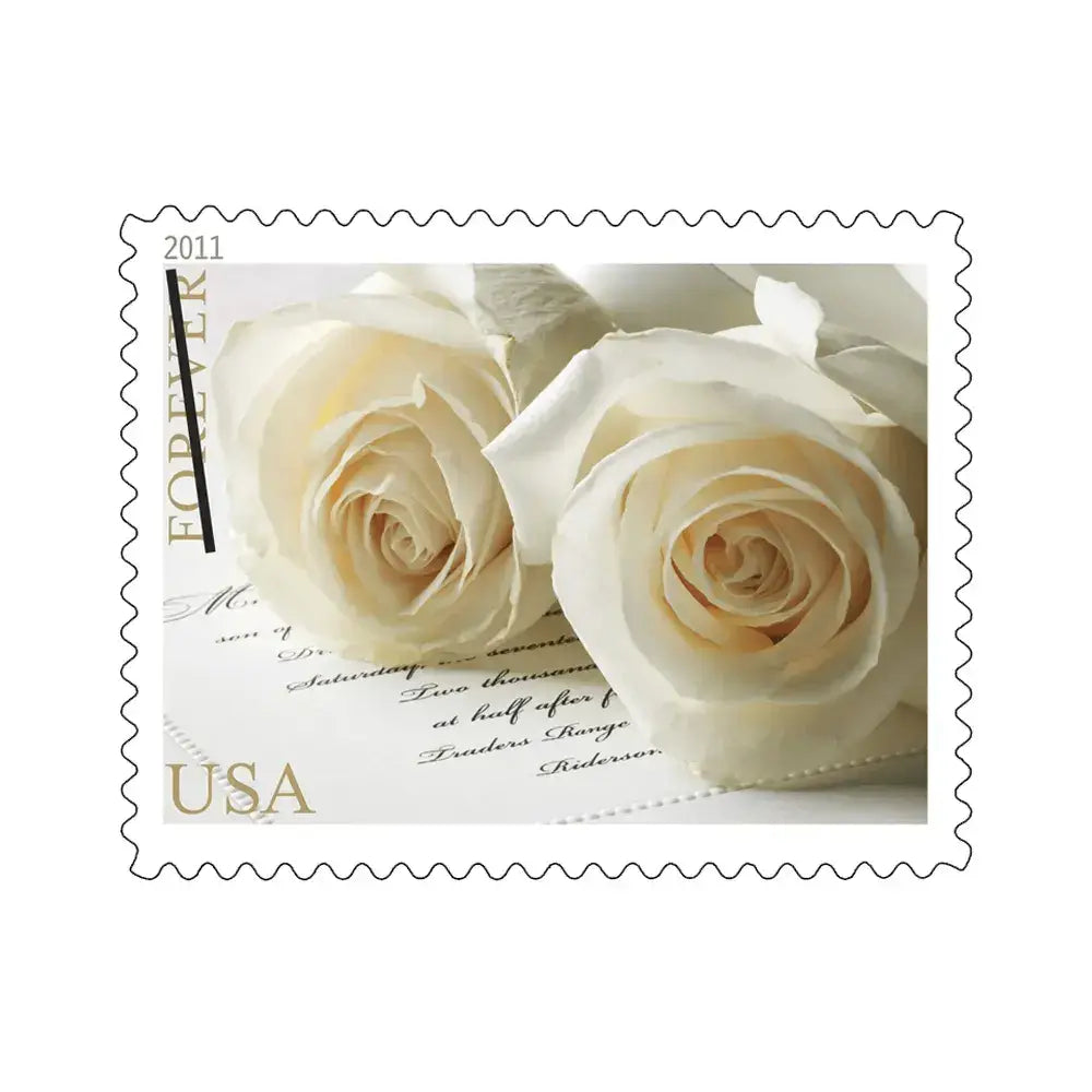 #.2011 US Wedding Roses Commemorative Forever Stamps