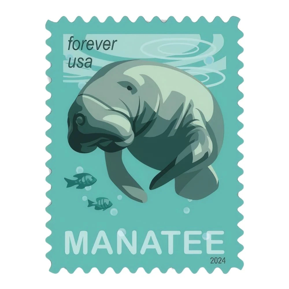 #.2024 US Save Manatees Forever Stamps