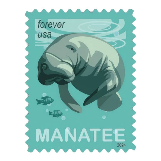 #.2024 US Save Manatees Forever Stamps