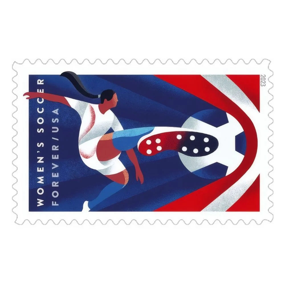 #.2023 US Womens Soccer Forever Stamps