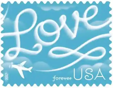 #.2017 love skywriting stamps