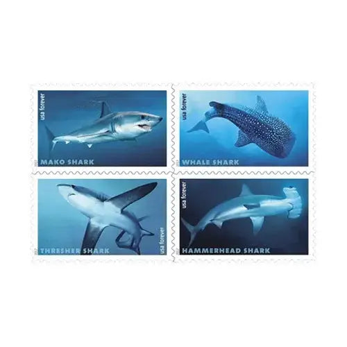 #.2017 US Shark Stamps