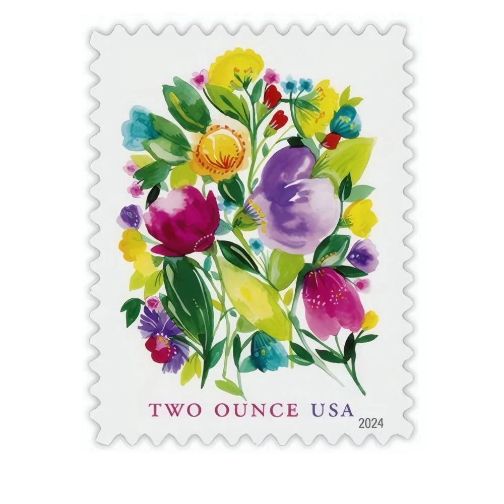 #.2024 US Wedding Blooms Forever Stamps