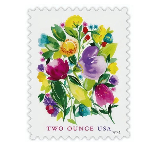 #.2024 US Wedding Blooms Forever Stamps