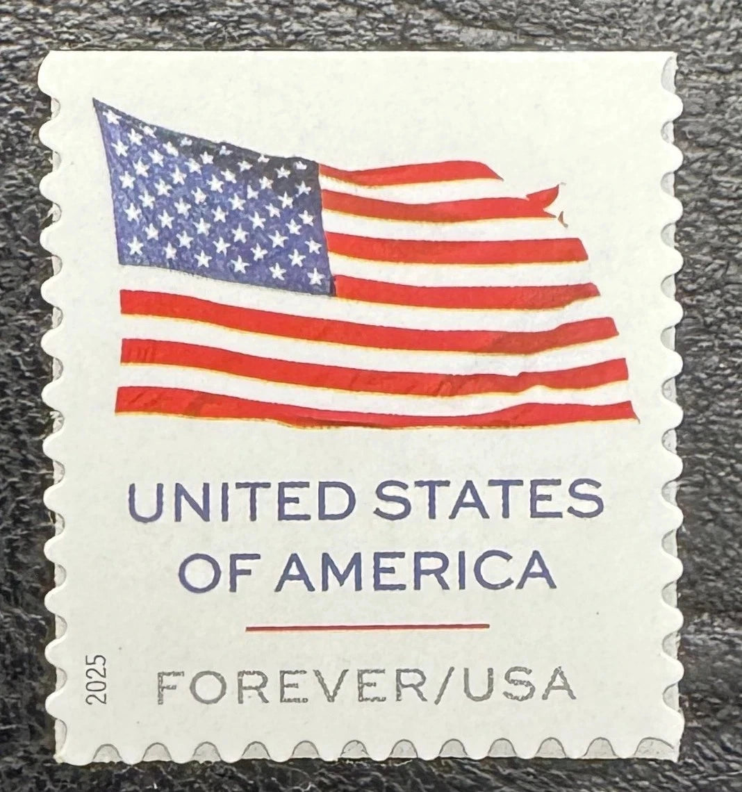 #.2025 U.S. Flag Stamps Sheets
