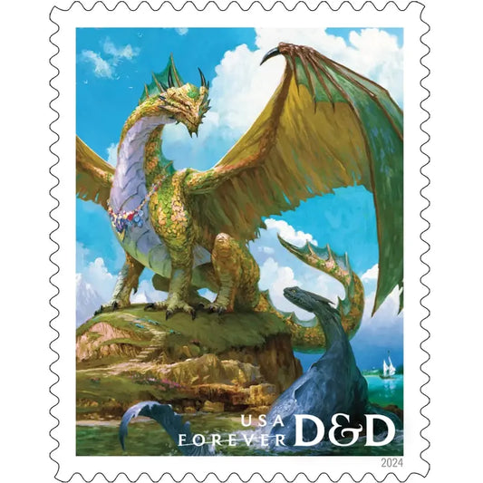 #.2024 Dungeons & Dragons forever stamps