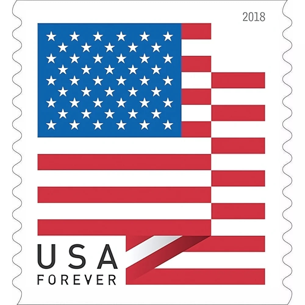 #.2018 us flag forever stamps