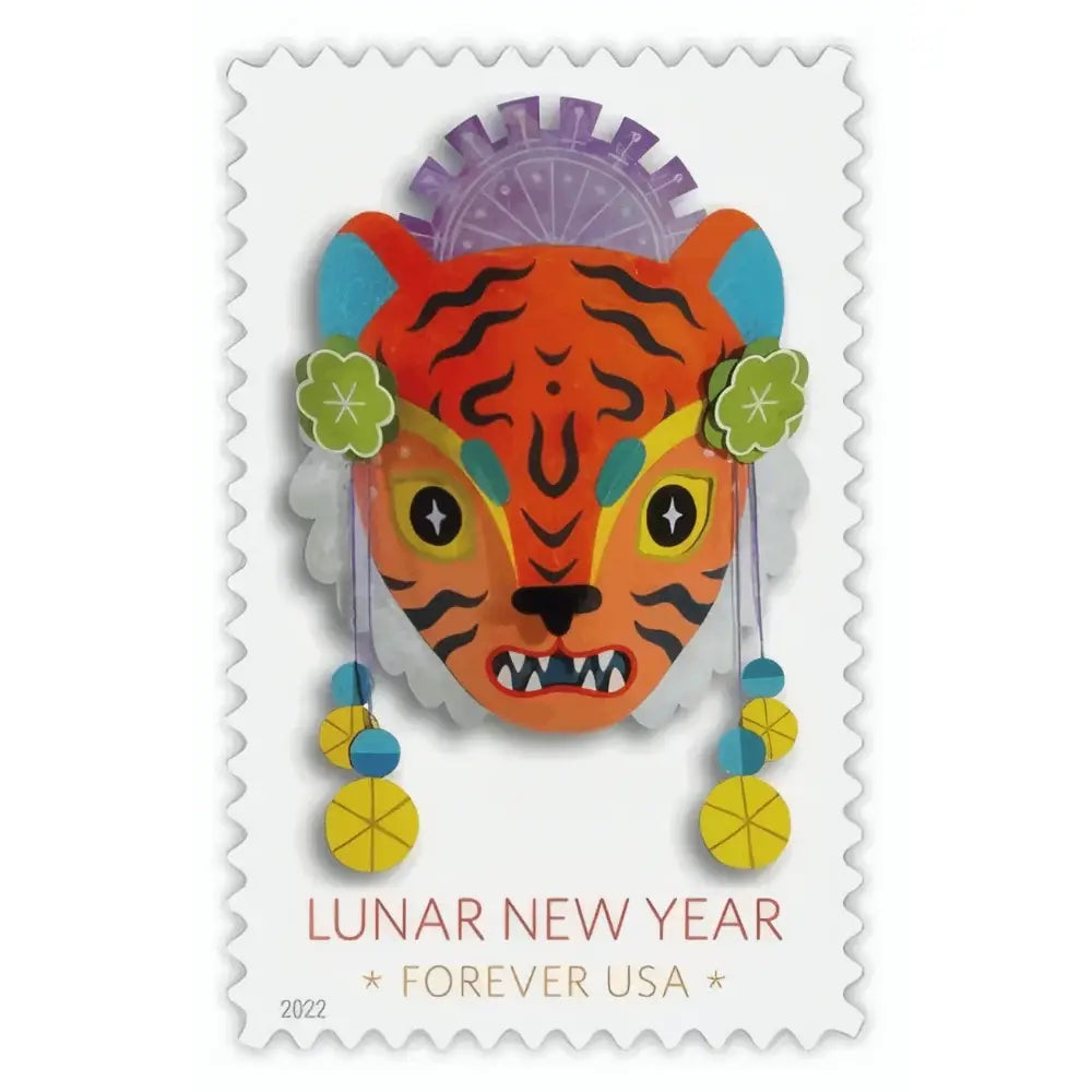 #.2022 US Lunar New Year - Year of The Tiger Stamps
