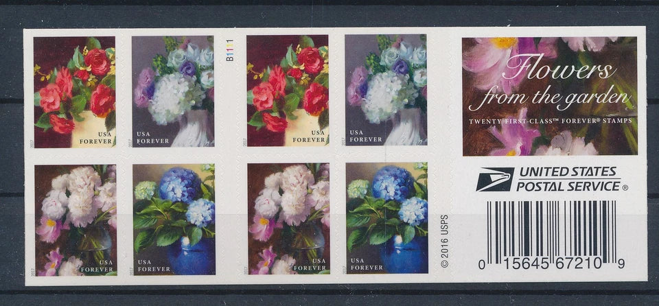 #.2017 US Flowers from The Garden Forever Stamps