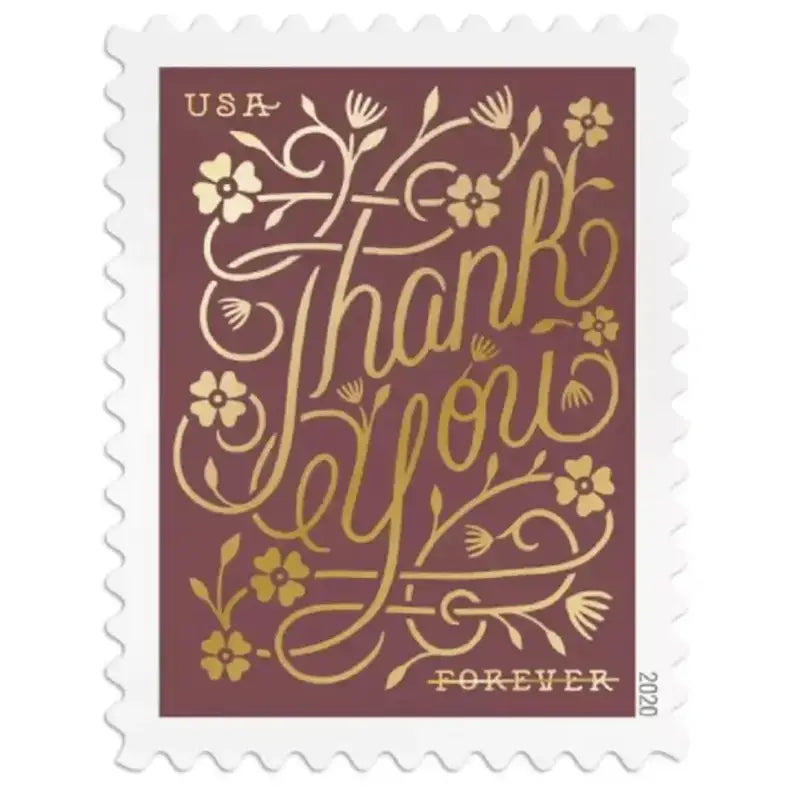 #.2020 US Thank You Forever Postage Stamps