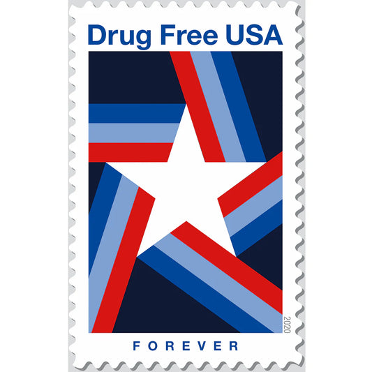 #.2020 US Drug Free USA Stamps