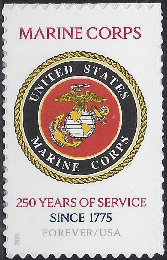#.2025 U.S. Marine Corps 250th Anniversary Commemorative Stamps