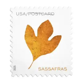 #.2025 Vibrant Leaves Postcard Stamps