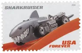 #.2018 US Hot Wheels Stamps