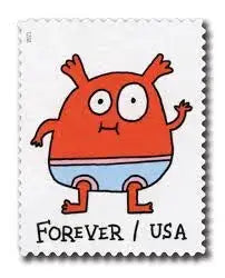 #.2021 Message Monsters Stamps