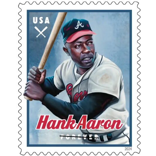 #.2024 Hank Aaron Forever Stamps
