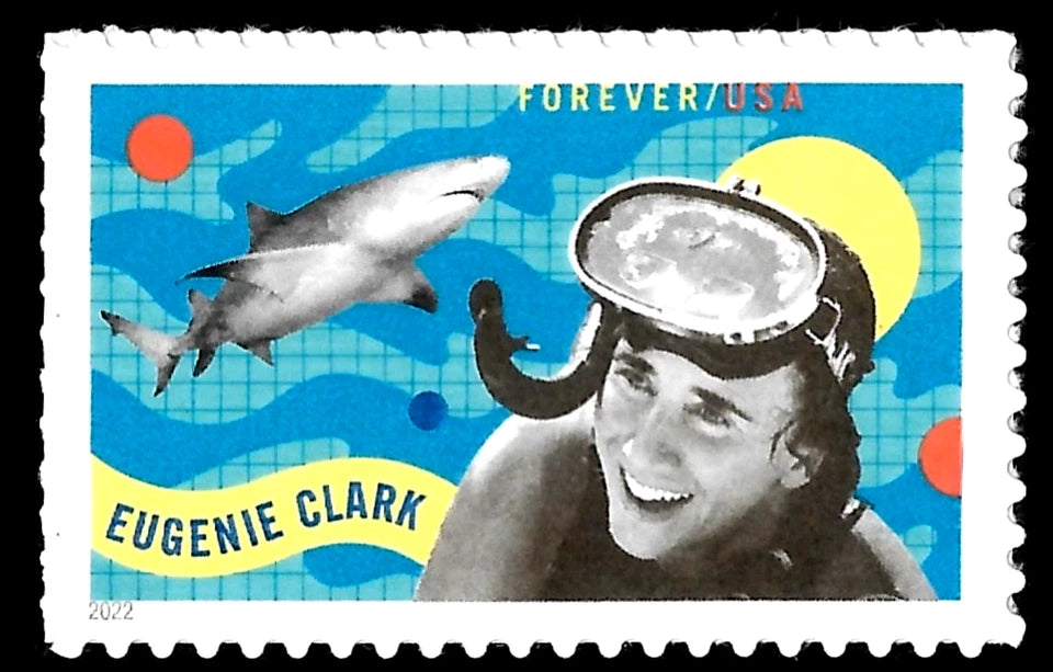 #.2022 US Eugenie Clark Postage Stamps