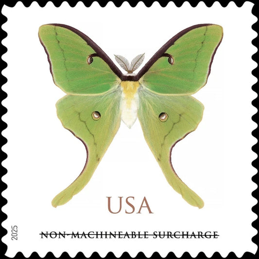 #.2025 Luna Moth Nonmachineable Surcharge