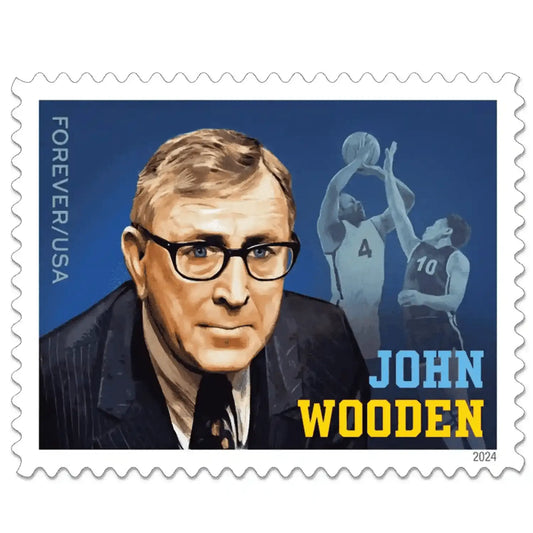 #.2024 U.S John Wooden Stamps